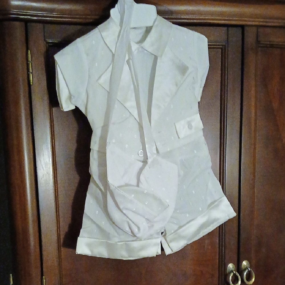 Kids White Matching Set
